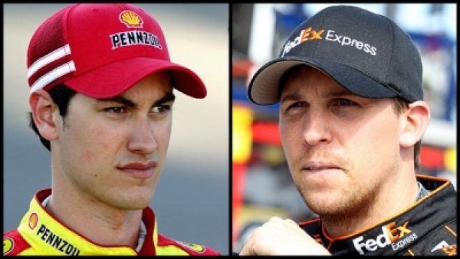 Joey Logano and Denny Hamlin  @ Fox Sports