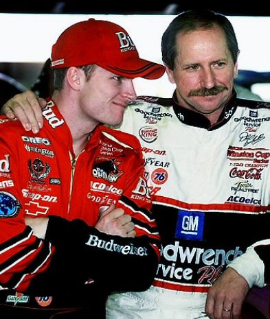 Dale Jr. and Dale Sr. 