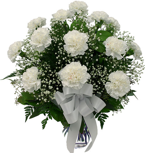 white-carnations